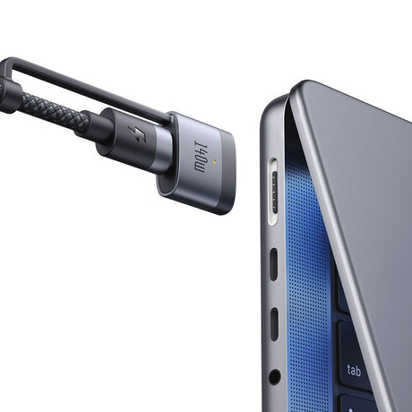 Cablu Mcdodo 2in1 (CA-0140), USB-C to USB-C + MagSafe 3, 240W, LED Indicator, 2m, Negru