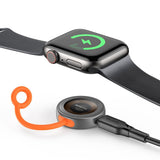 Incarcator Mcdodo Wireless (CH-6840), for Apple Watch, Dual Input, 2.5W, Anti-lost Silicone Lanyard, Negru