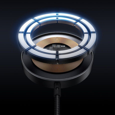 Incarcator Mcdodo Wireless (CH-5500), Magnetic, Stand, 15W, for iPhone, 1m, Gri