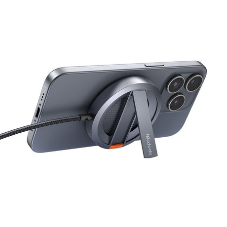 Incarcator Mcdodo Wireless (CH-5500), Magnetic, Stand, 15W, for iPhone, 1m, Gri