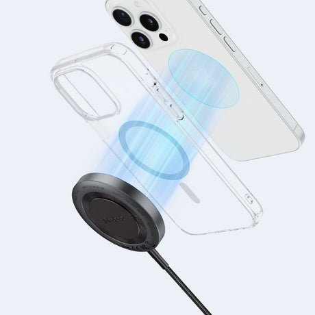 Incarcator Mcdodo Wireless (CH-5490), Magnetic, for iPhone, 15W, 1m, Negru