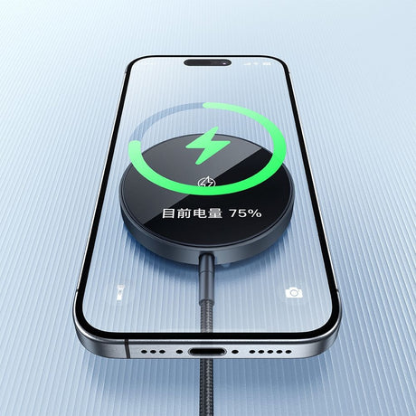 Incarcator Mcdodo Wireless (CH-5490), Magnetic, for iPhone, 15W, 1m, Negru