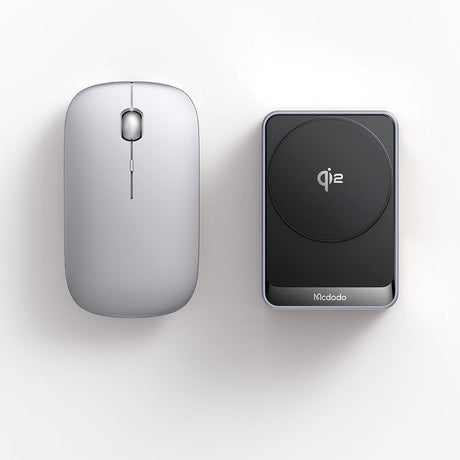 Incarcator Mcdodo Wireless Charging Station (CH-5192), with Wall Charger + Type-C Cable, Qi2, 22.5W, MagQ, Gri