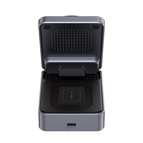 Incarcator Mcdodo Wireless Charging Station (CH-5192), with Wall Charger + Type-C Cable, Qi2, 22.5W, MagQ, Gri
