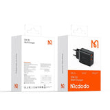 Incarcator Mcdodo (CH-5070), 2x USB-A, 12W, Fireproof, Negru