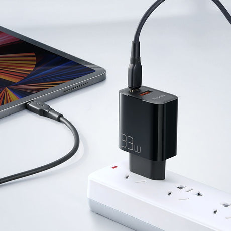Incarcator Mcdodo (CH-0921), Dual Port, 33W, Fast Charger, Fireproof PC, Negru