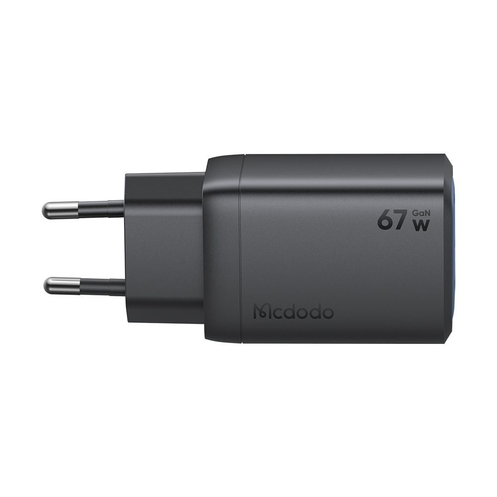 Incarcator Mcdodo (CH-0970), 2x USB-C + 1x USB-A, 67W GaN, Negru