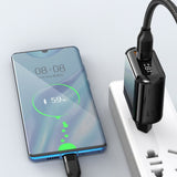 Incarcator Mcdodo Chocolate Series (CH-7170), USB-C/A, 20W, Digital Display, PD + QC, Negru