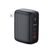 Incarcator Mcdodo Travel Adapter Mecha Series (CH-8442), Cable Included, UK/US/EU Plugs, 65W, 2x Type-C, USB-A, Negru
