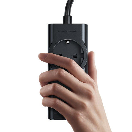 Gadget Mcdodo 4in1 Extension Cord Super Cube Series (CH-4620), Schuko, 2x Type-C, USB-A, 70W, GaN Technology, 1.5m, Negru