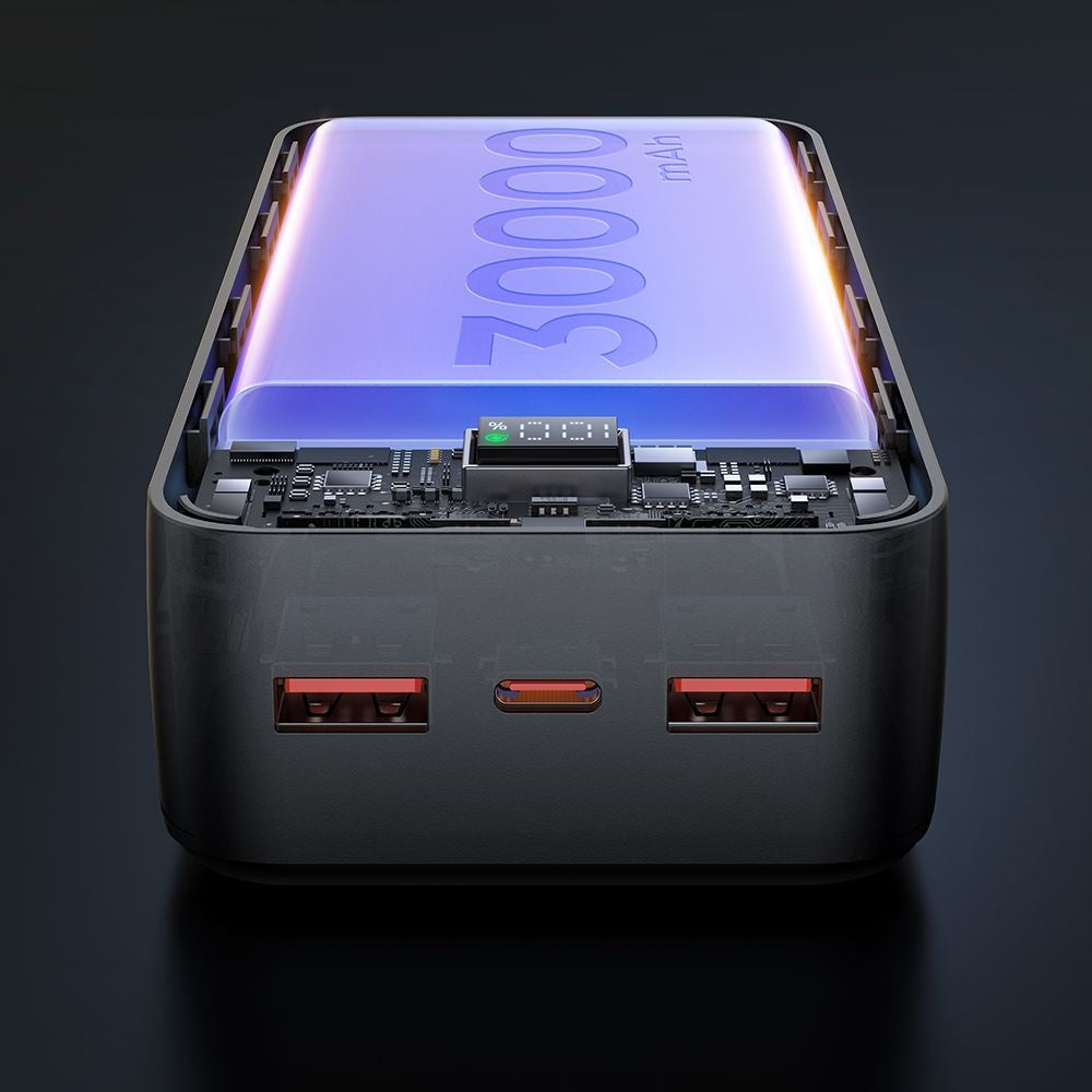 Baterie externa Mcdodo MC-4240, 30000mAh, Type-C + 2x USB-A, 22.5W, Negru