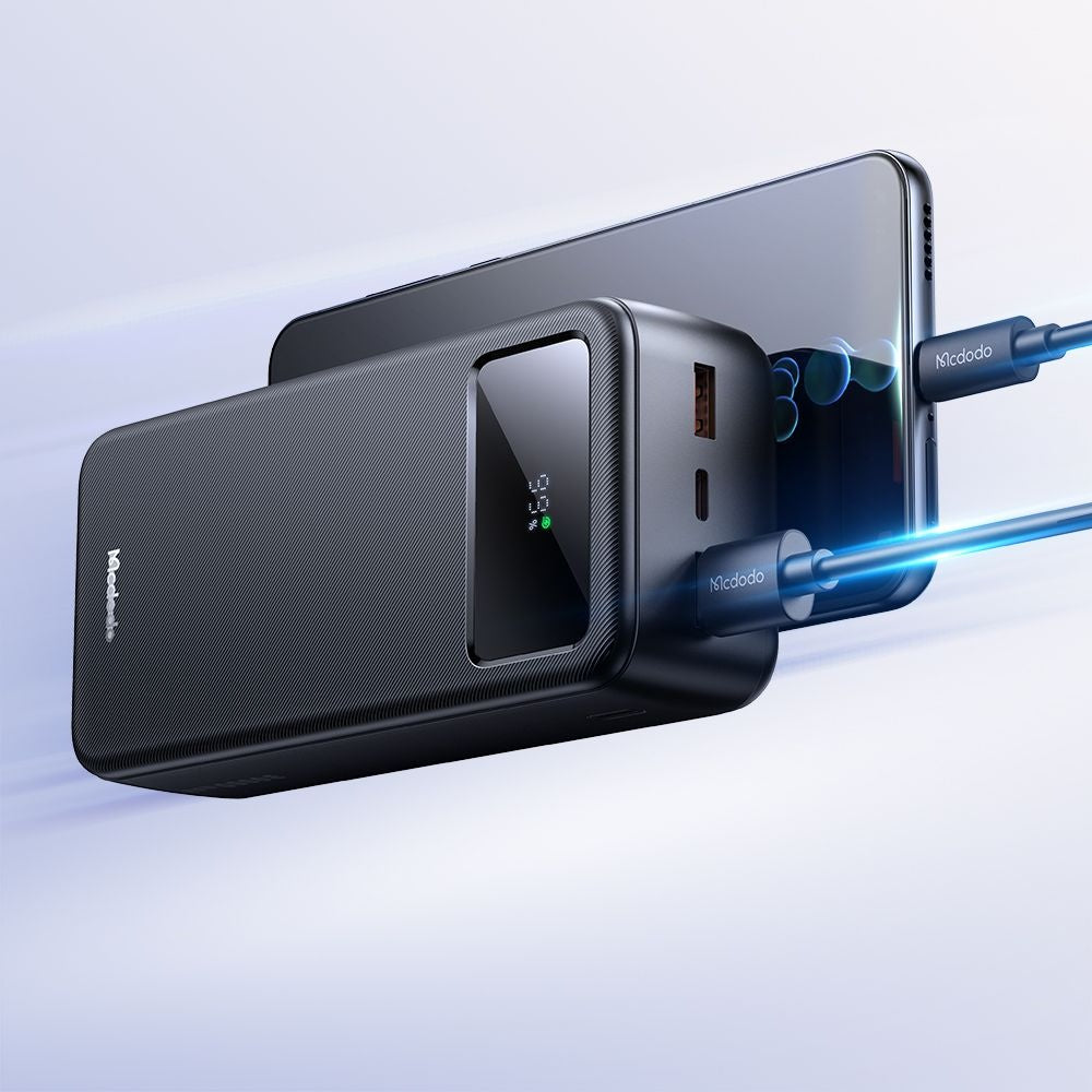 Baterie externa Mcdodo MC-4240, 30000mAh, Type-C + 2x USB-A, 22.5W, Negru