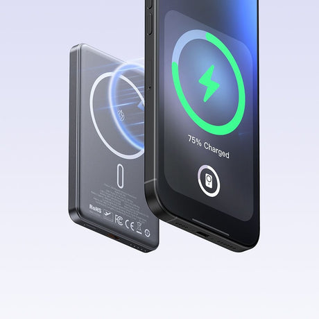 Baterie externa Mcdodo Magnetic Meta Series (MC-4641), 5000mAh, 20W, Ultra-Thin Design, Negru