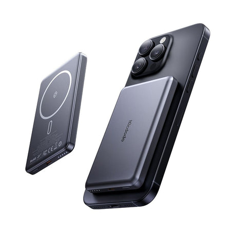 Baterie externa Mcdodo Magnetic Meta Series (MC-4641), 5000mAh, 20W, Ultra-Thin Design, Negru