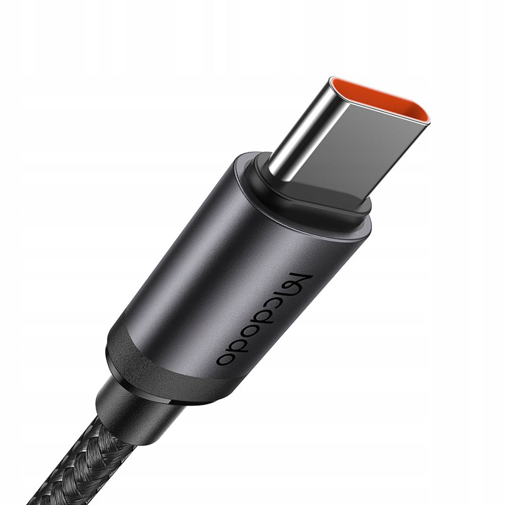 Cablu Mcdodo (CA-4410), USB-C to USB-C, Nylon Braided, Aluminum Alloy, PD60W, 1m, Negru