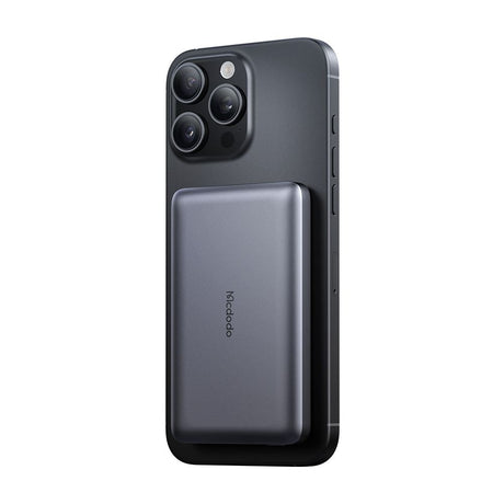 Baterie externa Mcdodo Magnetic Meta Series (MC-4651), 10000mAh, 20W, Ultra-Thin Design, Negru