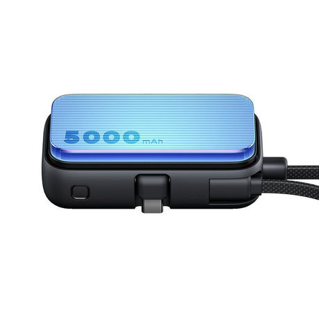 Baterie externa Mcdodo FreeKit Series (MC-7760), with Built-in Cable & Connector USB-C, 5000mAh, 22.5W, Negru
