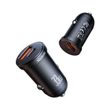 Incarcator Mcdodo Car Cool Series (CC-2320), Dual-Port, Fast Charger, 33W, Mini Size, 12-24V, Negru