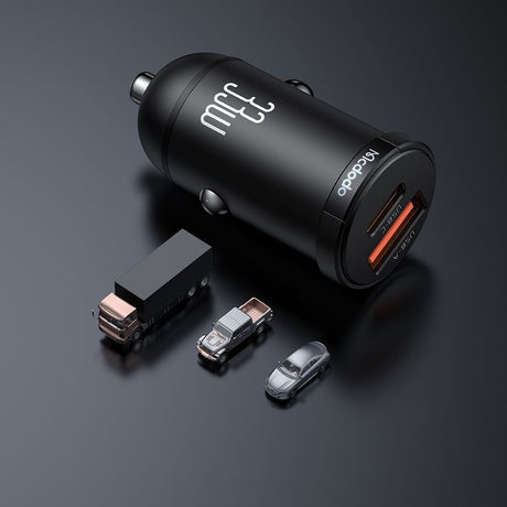Incarcator Mcdodo Car Cool Series (CC-2320), Dual-Port, Fast Charger, 33W, Mini Size, 12-24V, Negru