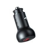 Incarcator Mcdodo Car (CC-7030), Dual Port, Fast Charging, 45W, Digital Display, Multiple Protections, Negru