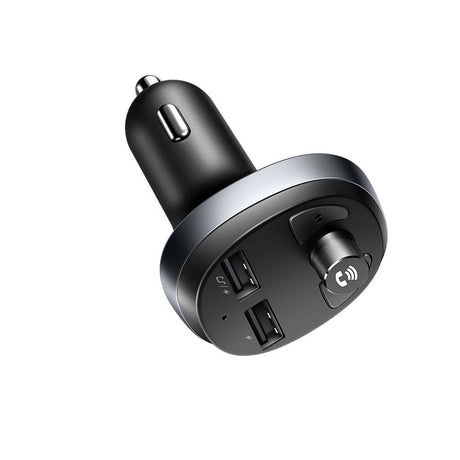 Incarcator Mcdodo FM Modulator with Car (CC-6880), 2x USB-A, with LED Display, 2.1A, Negru