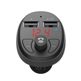Incarcator Mcdodo FM Modulator with Car (CC-6880), 2x USB-A, with LED Display, 2.1A, Negru