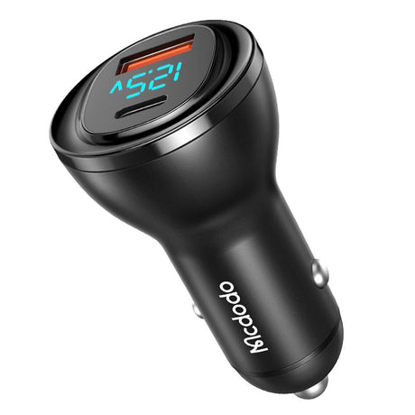 Incarcator Mcdodo Car (CC-5670), Dual Port, 95W, Fast Charge, Smart LED Digital Display, Negru