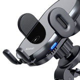 Suport Mcdodo with Wireless Charging (CH-1600), for Air Vent/Dashboard, Dual Coil, Qi2 15W, One-Hand Operation, Negru