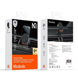 Suport Mcdodo with Wireless Charging (CH-0091), for Air Vent, 15W, Qi2, Built-in Retractable Cable, Auriu Desert