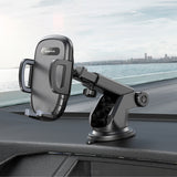 Suport Borofone Windy (BH53), with Suction Cup, for Dashboard/Windshield, 4.5-6.7" Phone, Negru Grey