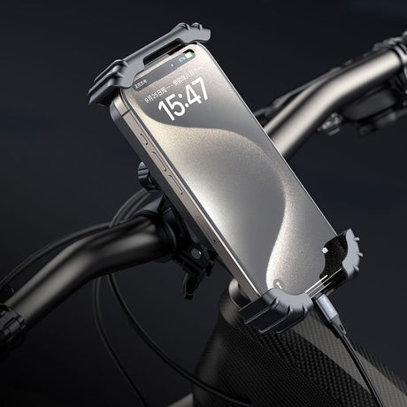 Suport Mcdodo Bike Basalt Series (CM-5240), for Bicycle/Motocycle, 360° Adjustment, 4.2 - , Negru