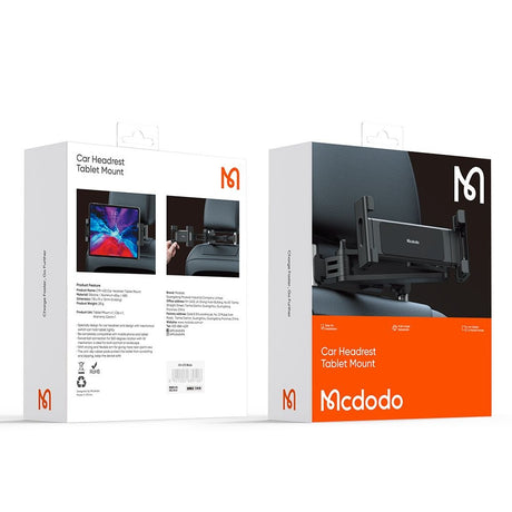 Suport Mcdodo (CM-4320), for Headrest, 360° Rotation, for Phone/Tablet, 4.7 - , Negru