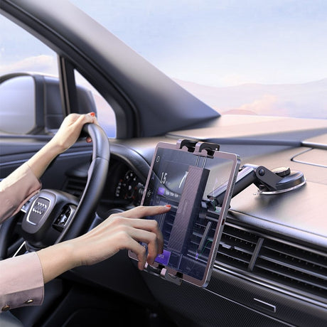 Suport Mcdodo (CM-4310), for Phone/Tablet, Dashboard/Windshield, 360° Rotation, 4.7 - , Negru
