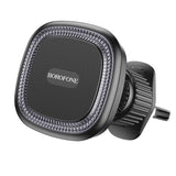 Suport Borofone Ice (BH96), Magnetic, for Air Vent, 360° Adjust, Negru Gray