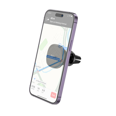 Suport Borofone Cloud (BH102), Magnetic, for Air Vent, 360° Adjust, 4.5–7 inch Phones, Negru