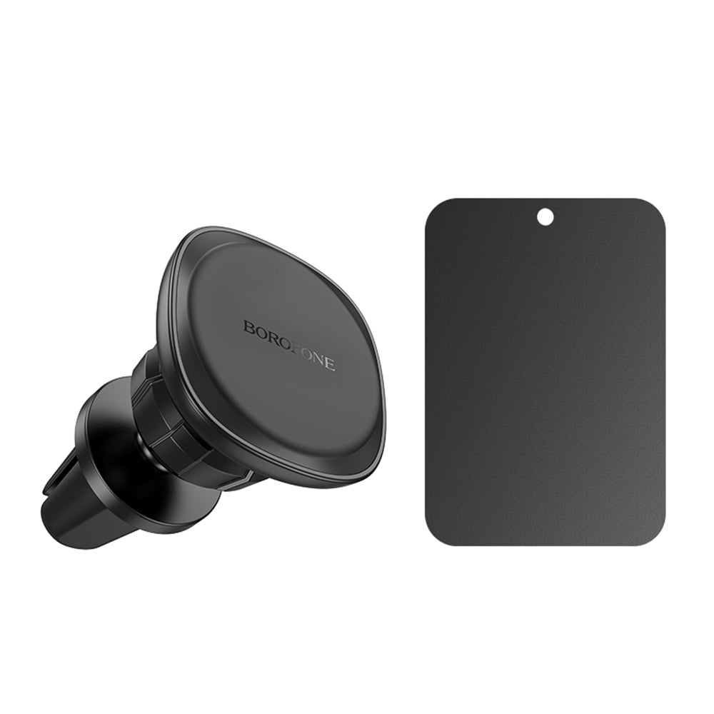 Suport Borofone Cloud (BH102), Magnetic, for Air Vent, 360° Adjust, 4.5–7 inch Phones, Negru