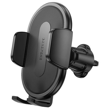 Suport Borofone Rio (BH133), for Air Vent, 360° Adjust, ABS Silicone, 4.5–7", Negru