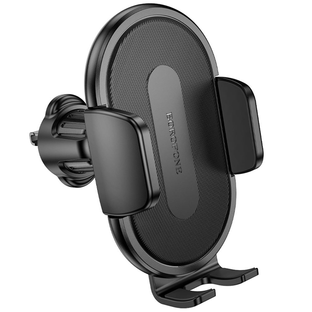 Suport Borofone Rio (BH133), for Air Vent, 360° Adjust, ABS Silicone, 4.5–7", Negru