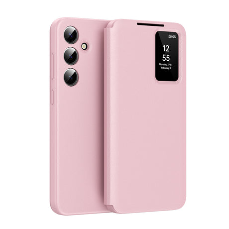 Husa de protectie Techsuit SmartView Series compatibil cu Samsung Galaxy S25 FE, Roz