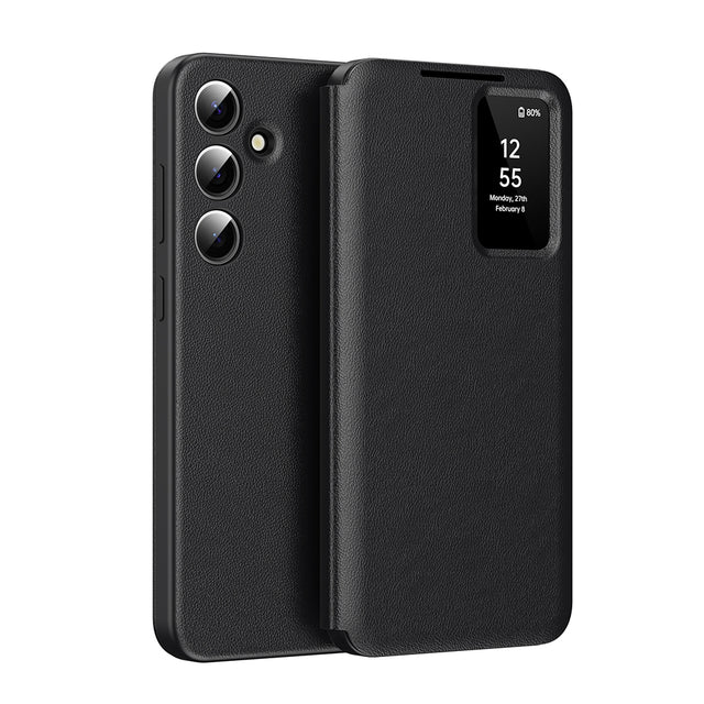 Husa de protectie Techsuit SmartView Series compatibil cu Samsung Galaxy S25 FE, Negru