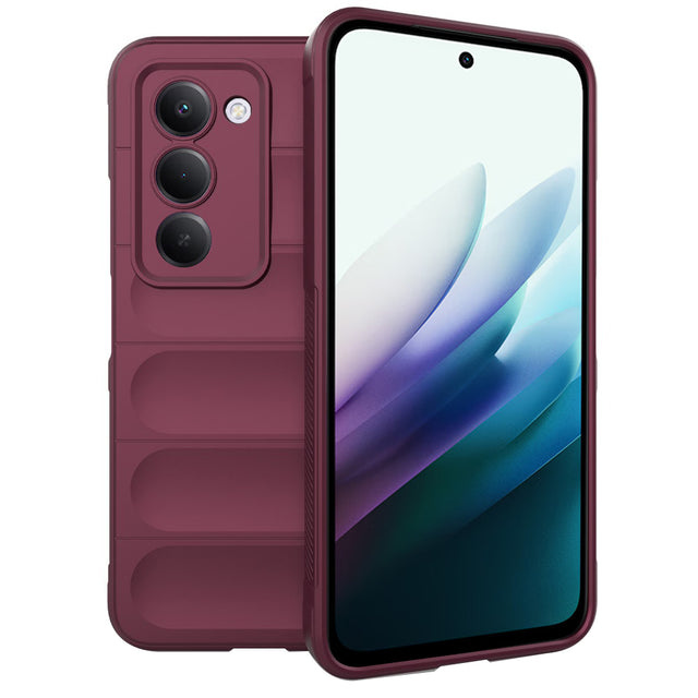 Husa de protectie Techsuit Magic Shield compatibil cu Xiaomi Redmi 15 4G / Redmi 15 5G, Bordo