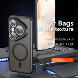 Husa de protectie Techsuit PureFrost MagSafe compatibil cu Huawei Pura 80 Pro, Negru Mat