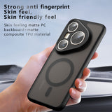 Husa de protectie Techsuit PureFrost MagSafe compatibil cu Huawei Pura 80 Pro, Negru Mat