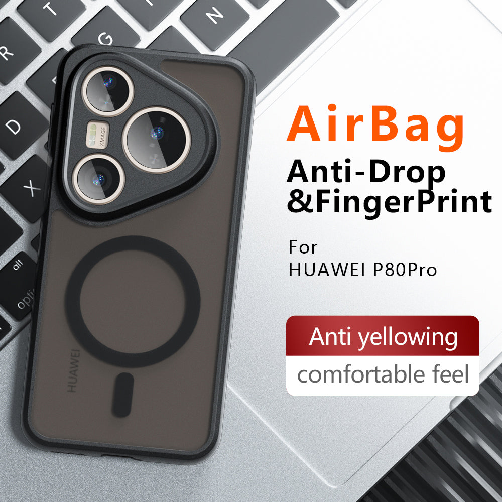 Husa de protectie Techsuit PureFrost MagSafe compatibil cu Huawei Pura 80 Pro, Negru Mat