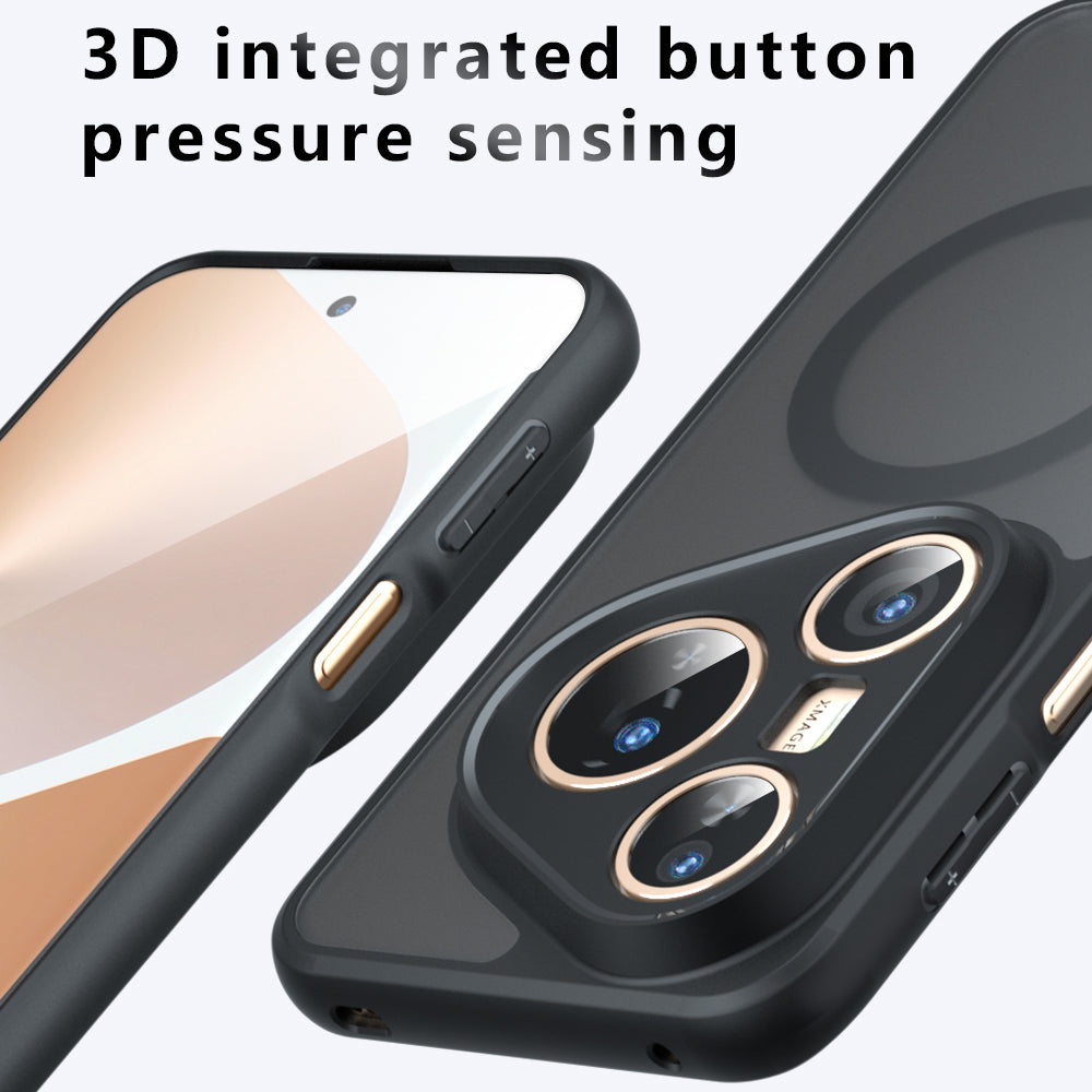 Husa de protectie Techsuit PureFrost MagSafe compatibil cu Huawei Pura 80 Pro, Negru Mat