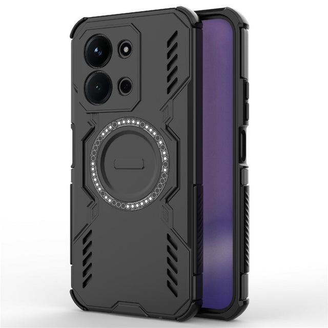 Husa de protectie Techsuit ArmorMag compatibil cu Xiaomi Redmi 15C 4G / Redmi 15C 5G, Negru