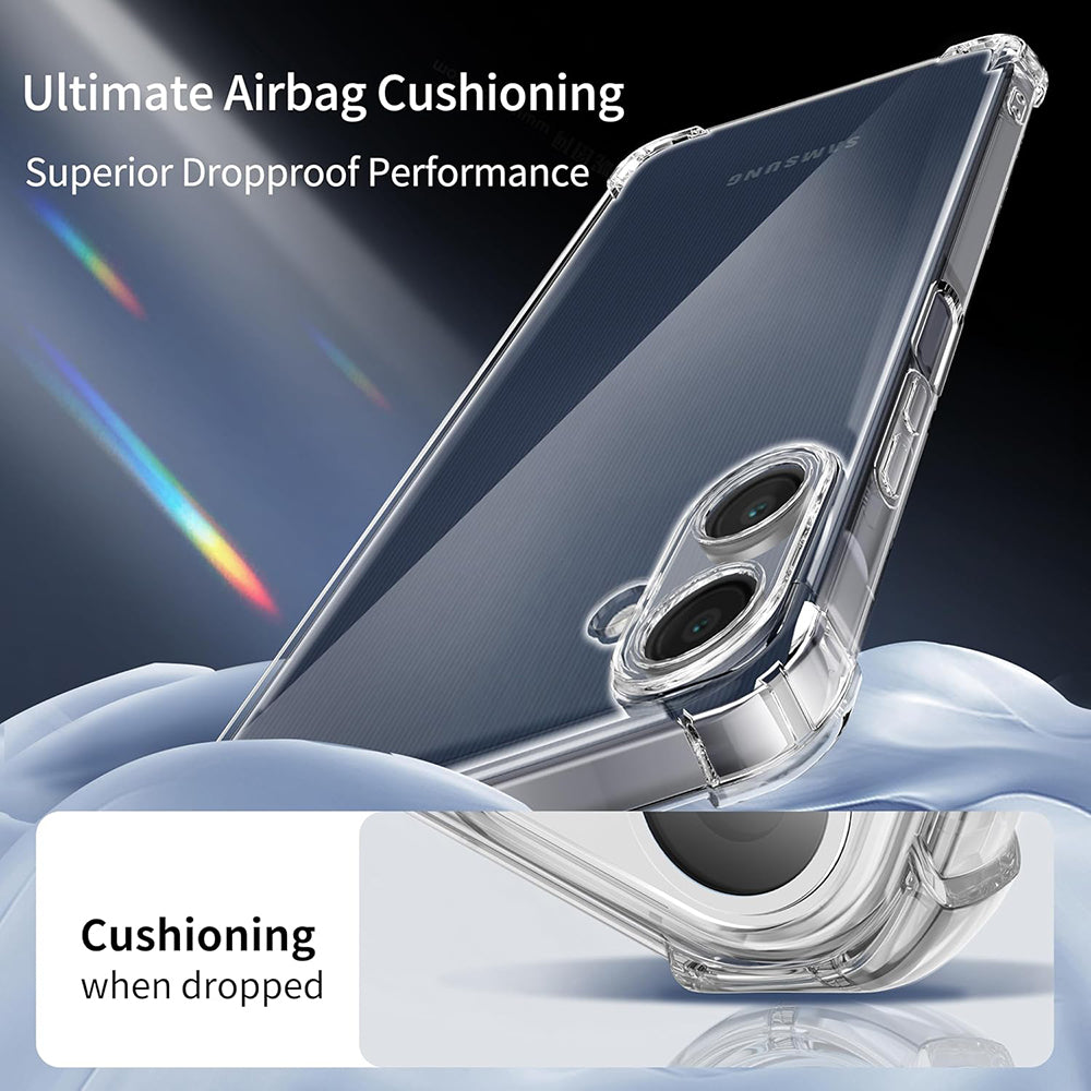 Husa de protectie Techsuit Shockproof Clear Silicone compatibil cu Samsung Galaxy A07 4G, Transparent
