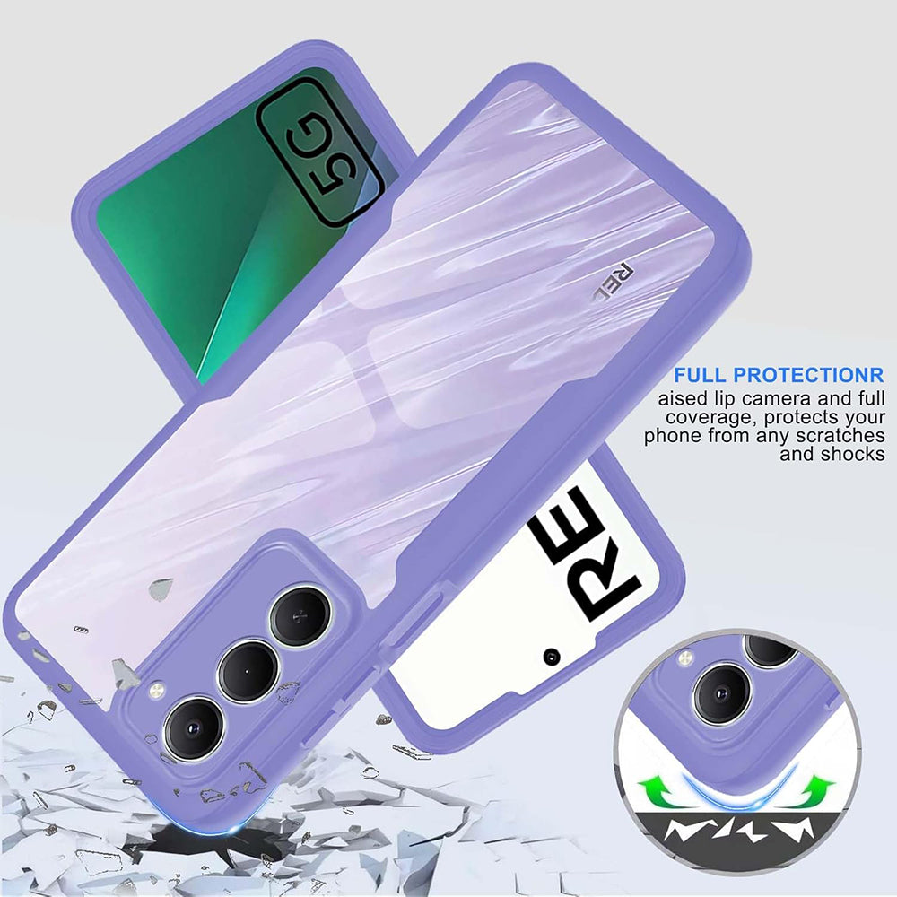 Folie de protectie Techsuit ColorVerse 360 Series + compatibil cu Xiaomi Redmi 15 4G / Redmi 15 5G, Mov
