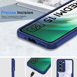 Folie de protectie Techsuit ColorVerse 360 Series + compatibil cu Xiaomi Redmi 15 4G / Redmi 15 5G, Albastru
