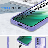 Folie de protectie Techsuit ColorVerse 360 Series + compatibil cu Xiaomi Redmi 15 4G / Redmi 15 5G, Roz